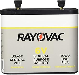 Spectrum/Rayovac 918 Ray O Vac 6V General Purpose Lantern Battery - Quantity 1