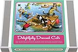 Delightfully Dressed Cats Postcard Box - 36 Unique Vintage Postcards: Feline Frolics by Eugen Hartun by