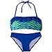Fin Fun, Bandeau Bikini Set, Aussie Green Top, Aussie Green Bottoms, Girl's Medium