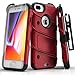 iPhone 7 Plus Case, Zizo [Bolt Series] w/ FREE [iPhone 7 Plus Screen Protector ] Kickstand [Military Grade Drop Tested] Holster Clip - iPhone 7 Plus