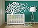 LUCKKYY Tree Blowing in The Wind Tree Wall Decals Wall Sticker Vinyl Art Kids Rooms Teen Girls Boys Wallpaper Murals Sticker Wall Stickers Nursery Decor Nursery Decals (Light White Purple+Pink)