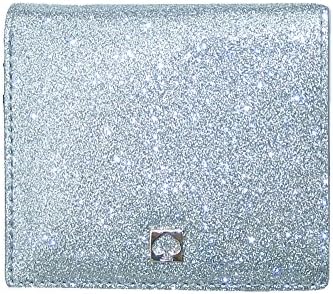 Kate Spade Glitter Serenade Mavis Street Silver Mini Wallet