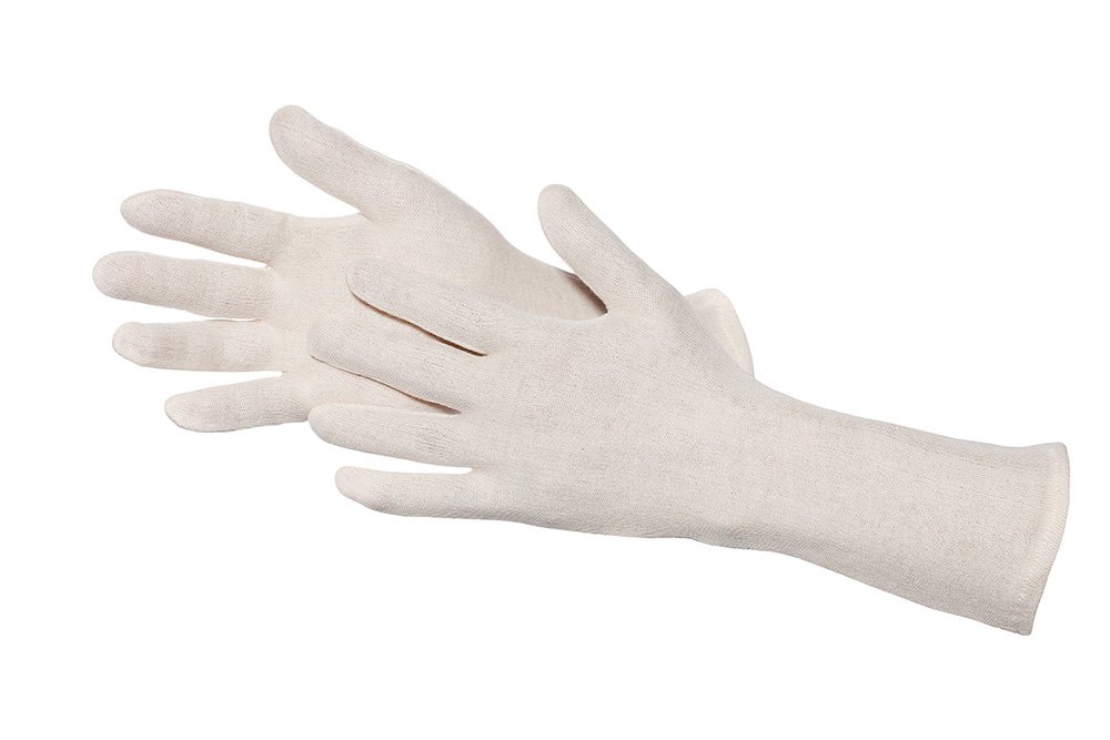 JAH Lightweight Cotton Gloves – fine Tactile Feel for Quality Control, Assembly & Packaging