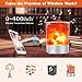 Bozily Himalayan Salt lamp, Bedside Crystal Night Light with Bluetooth Speaker & Touch Dimmer Switch,Natural Hymalain Pink Rock Lamps for Yoga, Therapy, Decoration & Best Holiday Gift Choice