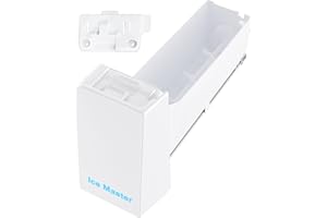 LUCKMAN Upgraded DA97-14474C DA97-14474A Refrigerator Ice Maker Replacement Compatible with Samsung Ice Bucket Parts RF25HMEDBSR, RF28HMEDBSR, RF263BEAESR, RF265BEAESR Ice Bin Tray Ice Container