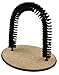 5starsuperdeals Perfect Cat Grooming Arch with Bag of Catnip - Self Scratcher and Massager Brushing Post Reduces Shedding & Hair Balls - Premium Model
