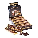 Amber Lyn Sugar-Free  Dark Chocolate Cappuccino Bar, 15-Count