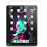 Maxboost Screen Protector for Apple iPad Pro 12.9-Inch 2018 (Clear, 1 Pack) Tempered Glass Screen Protector with Advanced Touch Sensitive HD Clarity Compatible with iPad Pro 2018 12.9