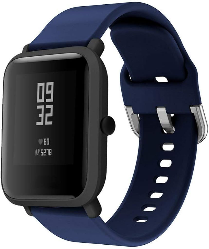 DIPOLA Correas de Reloj de Repuesto de Silicona para Xiaomi Huami Amazfit Bip Youth Watch—