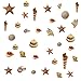 RoomMates RMK1259SCS Sea Shells Peel and Stick Wall Decals