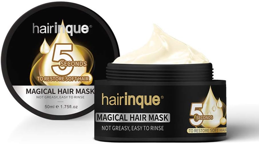 HAIRINQUE Magical Treatment Hair Mask Moisturizing Nourishing 5seconds Repair Hair Damage Restore Soft Hair Care Mask 50ml