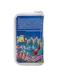 Disney Ariel The Little Mermaid VHS Monedero Cartera con cremallera