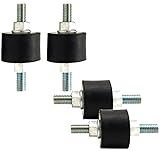 BOPOREAE 4 Pcs M10 40 x 30 mm Rubber Isolator