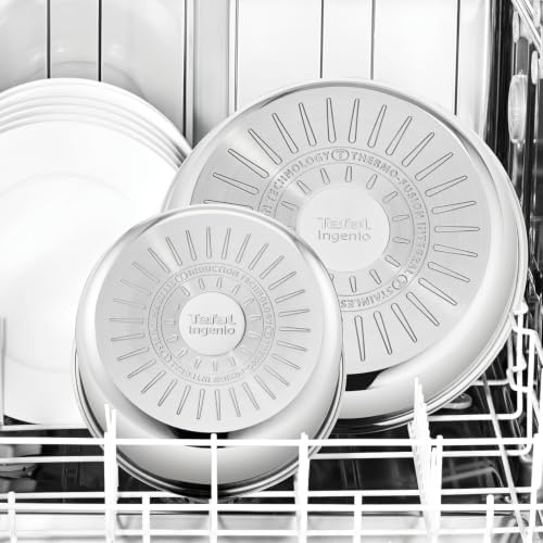 Ingenio Emotion - Juego de 3 Cazos, Acero Inox, Sin Revestimiento