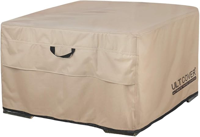 Amazon Com Ultcover Patio Fire Pit Table Cover Square 44 Inch