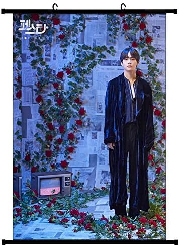 yuhiugre 2019 BTS Bangtan Boys Sixth Family Commemorative Wall Scroll Poster for Home Decor(H01)