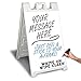 Wall26 Signicade Adhesive Replacement Graphics - Display on Front and Back -Blank Sign - Vinyl inserts are 24 by 36 inch each -Outdoor Sidewalk Signage