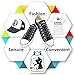 No-Tie Elastic Shoelaces for Kids and Adults - Pure Black