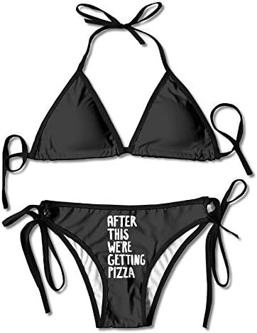 After This We're Getting Pizza-1 Lady Print Bikini Top Quality Sexy Swimwear Sexy Underwear