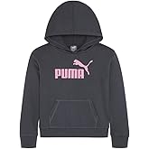 PUMA girls Long Sleeve Sweater, Crewneck Pullover, Soft Knit Fabric