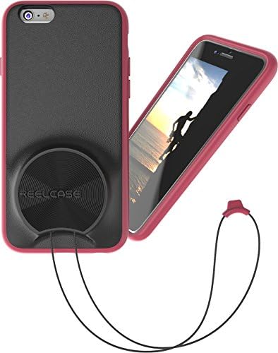 ReelCase - iphone6 case with lanyard pink - retractable lanyard integrated into protective case