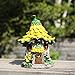 Ivy Home Solar Powered Garden Fairy House Statuary,Yellow Sunflower
