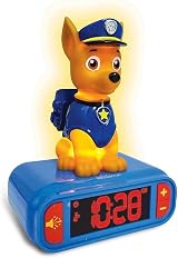 Lexibook Paw Patrol Chase Nightlight Alarm Clock view 4