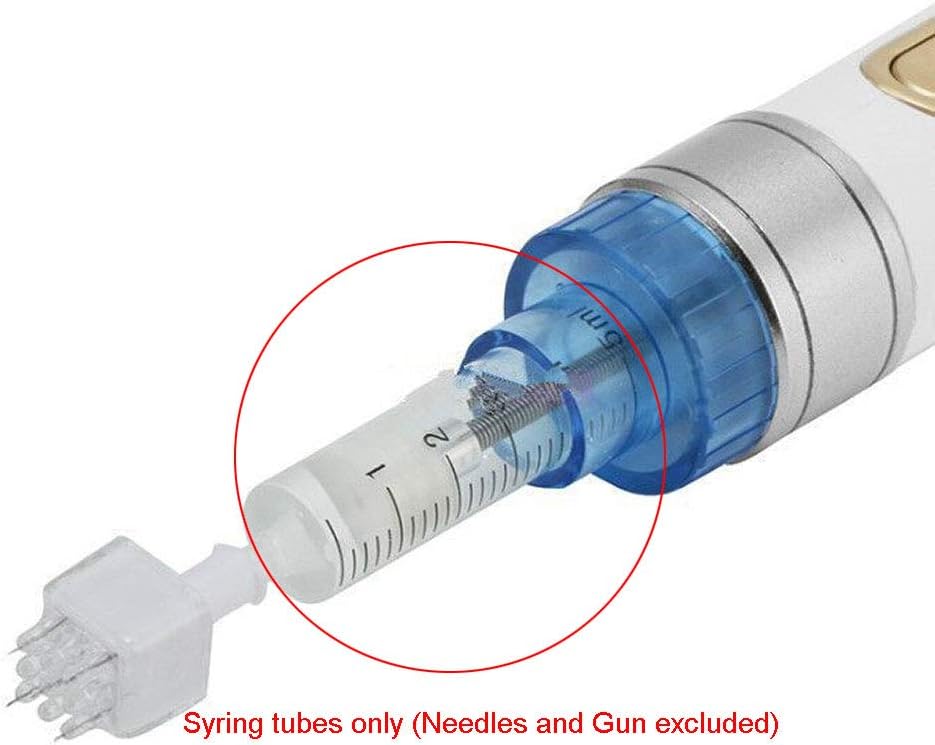 20pcs Skin Rejuvenation Parts, 3D Intelligent Meso Wrinkle Pigment Removal Skincare Whitening Tools (5ml Syringe)