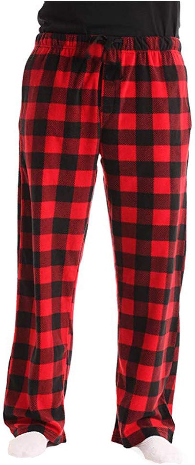red plaid pajama pants mens