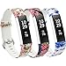 RedTaro Bands Compatible with Fitbit Alta and Fitbit Alta HR,Pack of 3(Pink Floral,Blue Floral,Porcelain),Standard Size for 5.5