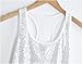 ROOSSI Women Sequins Tank Top Vest Nightclub Camisole Vest Shirt