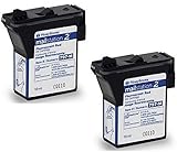 Twin-Pack of Genuine Original Pitney Bowes Brand 797-M Fluorescent Red Ink Cartridges for: MailStation 2 and K7MO Postage Machines