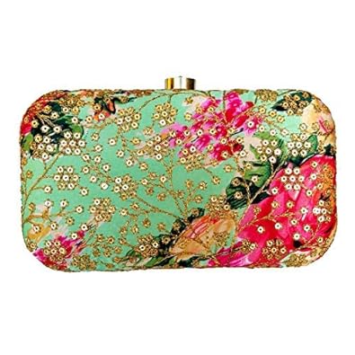 Worthyy Enterprises Multicolor Party Clutch