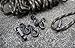 Mini Skater 20PCS Hanging Buckle Spring Backpack Clasps Climbing Metal Hook Keychain Camping Bottle Hooks Paracord Tactical Survival Gear(Light Silver)