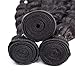 DONG H hair Loose Deep Wave Bundles 100% Unprocessed Peruvian Virgin Human Hair Bundles Loose Wave Bundles Wet and Wavy 3 bundles Human Hair Natural Color Hair Extensions (12