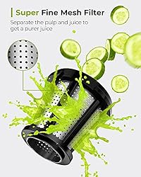 Jocuu Slow Masticating Juicer with 2-Speed Modes