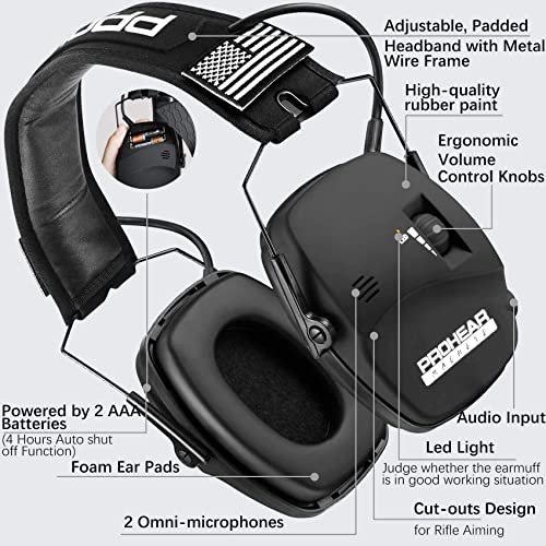 PROHEAR Digital Electronic Shooting Ear Protection Sound Amplification