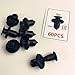10mm Push-type Nylon Bumper Fender Flare Fastener Rivet Clips, Nylon Plastic Rivets 60 Pcs / Pack