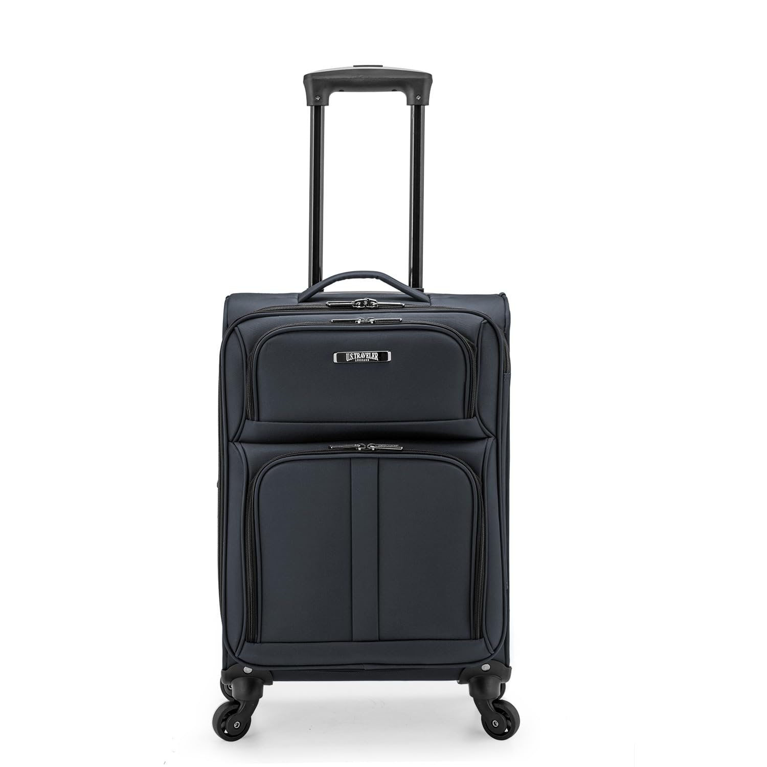 Photo 1 of U.S. Traveler Anzio Softside Expandable Spinner Luggage, Dark Grey, Carry-on 22-Inch