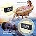 DreamSky Projection Alarm Clock Radio with USB Charging Port and FM Radio, 2 Inches Large Led Number Display with Dimmer, Snooze, Sleep Timer,12 Hr Display, Plug in Clock.