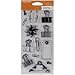 Fiskars 4x8 Inch Clear Stamps, Hip Clips