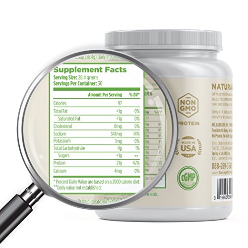 Spring Of Life PlantBased Protein Powder, Vegan, NonGMO