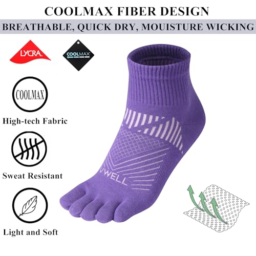 Gold Toe Socks Men AONIJIE Lightweight Coolmax Running Ankle