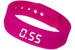 ANGESHA Smart Wristband Round Color Screen Music Step Meter Weather Following Quiet Beating Alarm for Man Women Youths