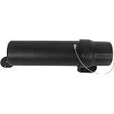 Jecciy Motorcycle Tool Tube &ndash; Waterproof Storage Canister with Mounting Clamps &amp; Tie Wraps &ndash; Durable Polypropylene Tool Holder for Motorcycle, ATV, UTV, Truck &amp; Tractor (Small)