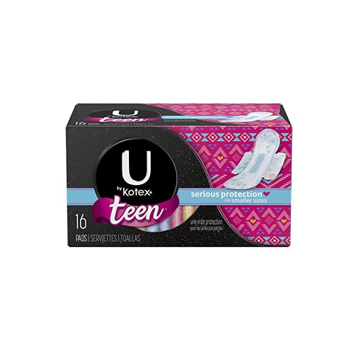U By Kotex Ultra Thin Teen Wing Pads 16