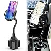 Cup Car Phone Holder for Car,bokilino Car Cup Holder Phone Mount, Universal Adjustable Gooseneck Cup Holder Cradle Car…