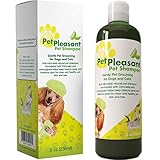 Honeydew Natural Pet Shampoo for Dogs Puppies and Cat - Anti Itch Flea and Tick Repellent with Lemongrass and Citronella Tear Free Odor Eliminator, 8 oz.