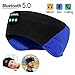 Bluetooth Sleep Headphones - The Young's Bluetooth Sport Headband Wireless Sleeping Headphones for Workout Jogging Yoga - Black and Blue