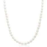 COAI Women's Pearl Necklace Pearl Strand Necklace for Women Men